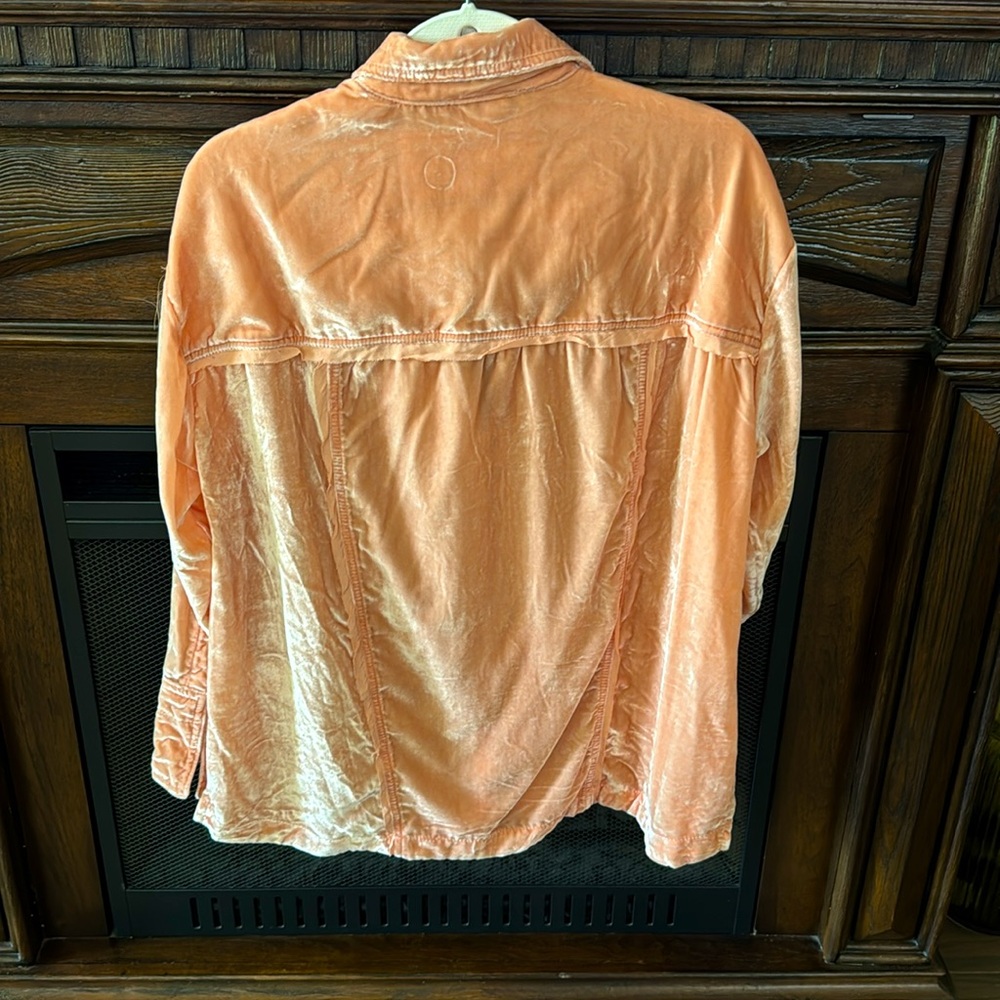 NWT We The Free Sun Blush Velvet Top - Picture 2 of 6